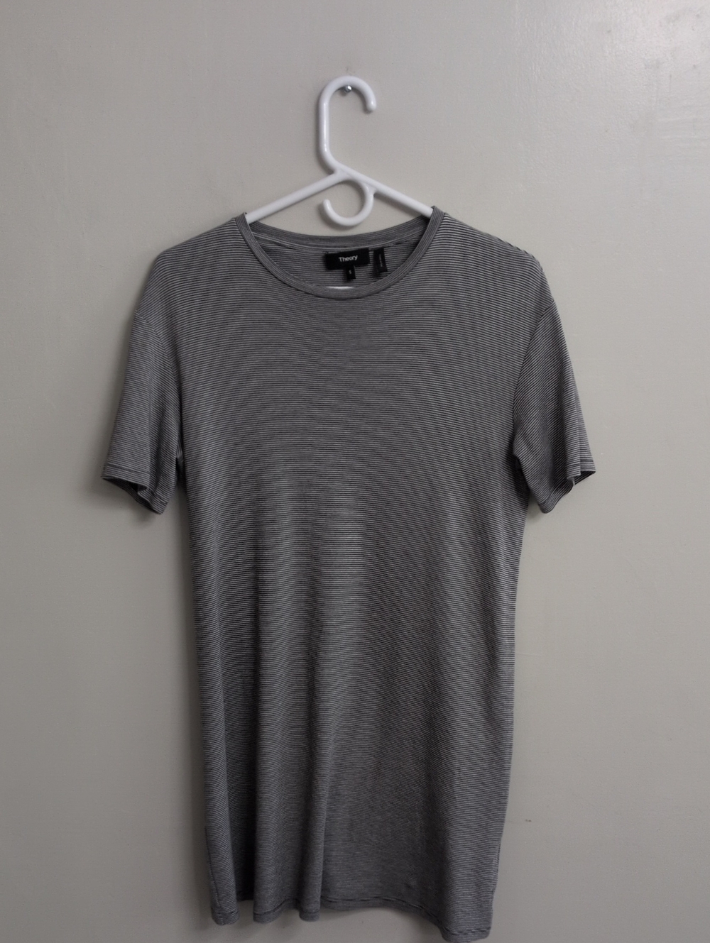 Theory Black&White Micro Tee Dress